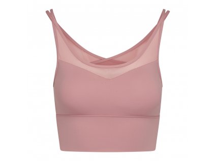 bodhi niyama essentials zenia yoga sports bra sportova podprsenka ruzova