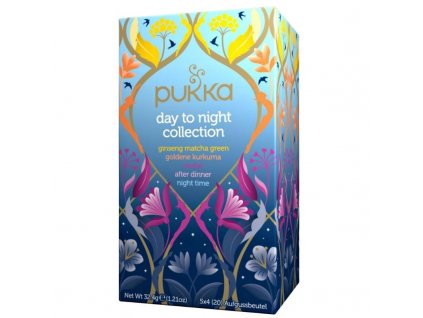 PUKKA Herbs Ajurvédsky Bio čaj Day To Night Collection 20 vrecúšok