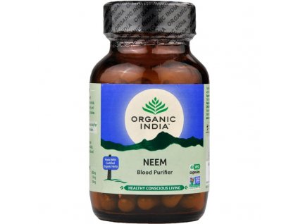 organic india neem kapsuly 60 ks bakterie virusy a kozne problemy