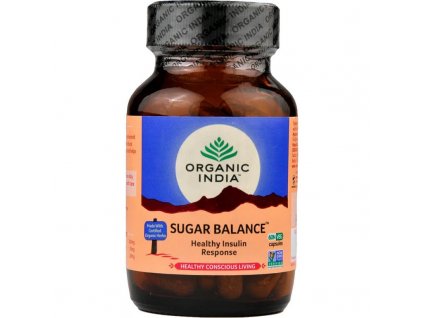 organic india sugar balance kapsuly 60 ks hyperglykemia metabolizmus