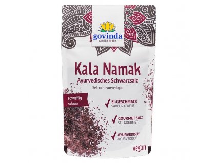 govinda ayurvedic black salt ajurvedska cierna sol kala namak 150 g