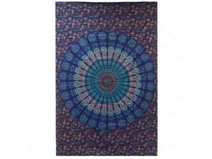 Plachta na stenu Mandala / prikrývka na posteľ 130 x 200 cm