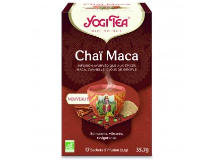 yogi tea maca chai ajurvedsky bylinny caj s klincekmi a skoricou 17 x 2 1 g