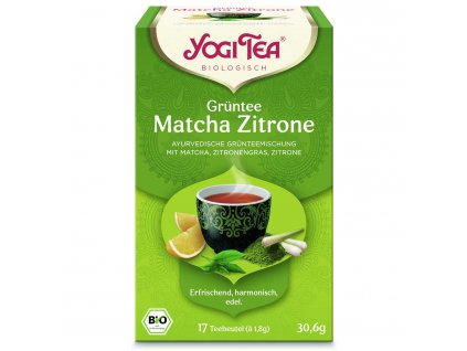 Yogi Tee Gruentee Matcha Zitrone 1