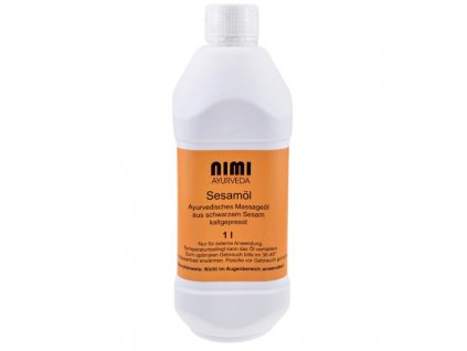 Nimi Ayurveda olej z čierneho sézamu 100% prírodný 1000 ml