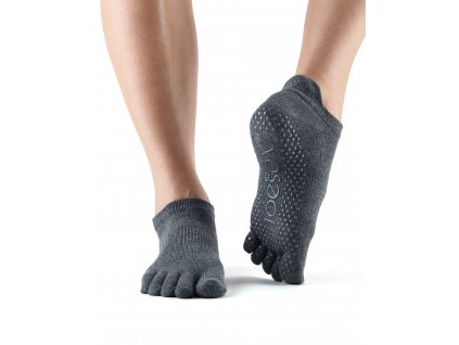 2615 1 toesox fulltoe low rise protismykove ponozky charcoal