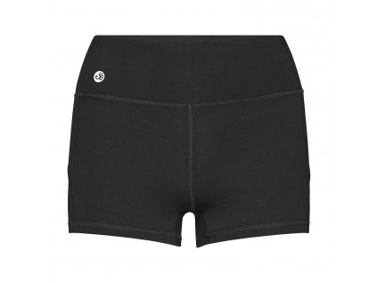 ns0100s shorty niyama essentials wmn gym shortie schwarz front