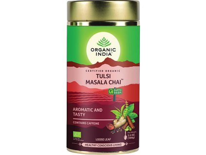 Tulsi Masala Chai sypaný čaj Organic India