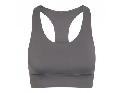 bodhi niyama essentials ella racerback bra sportova podprsenka siva