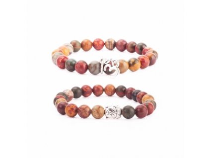 401ps set mit 2 mala armbaendern mit om und buddah anhaenger