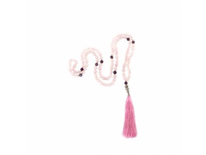 489rqa yoga mala rosenquarz amthyst pinker quaste above