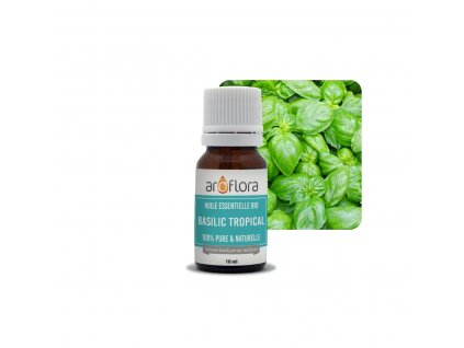 organic essential oil ab of tropical basil 100 pure and natural 10ml