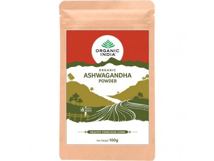 organic india ashwagandha bylinny prasok 100 g