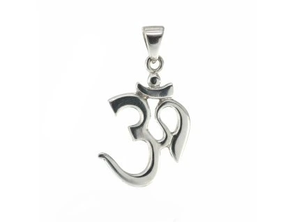 pp110 om zeichen kettenanhaenger silber