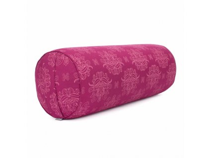 984ml yoga maharaja collection yoga bolster gemustert 65 x 23 lotus berry