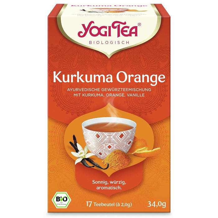 Yogi Tea Čaj kurkuma, naranča i vanilija 17 x 2 g