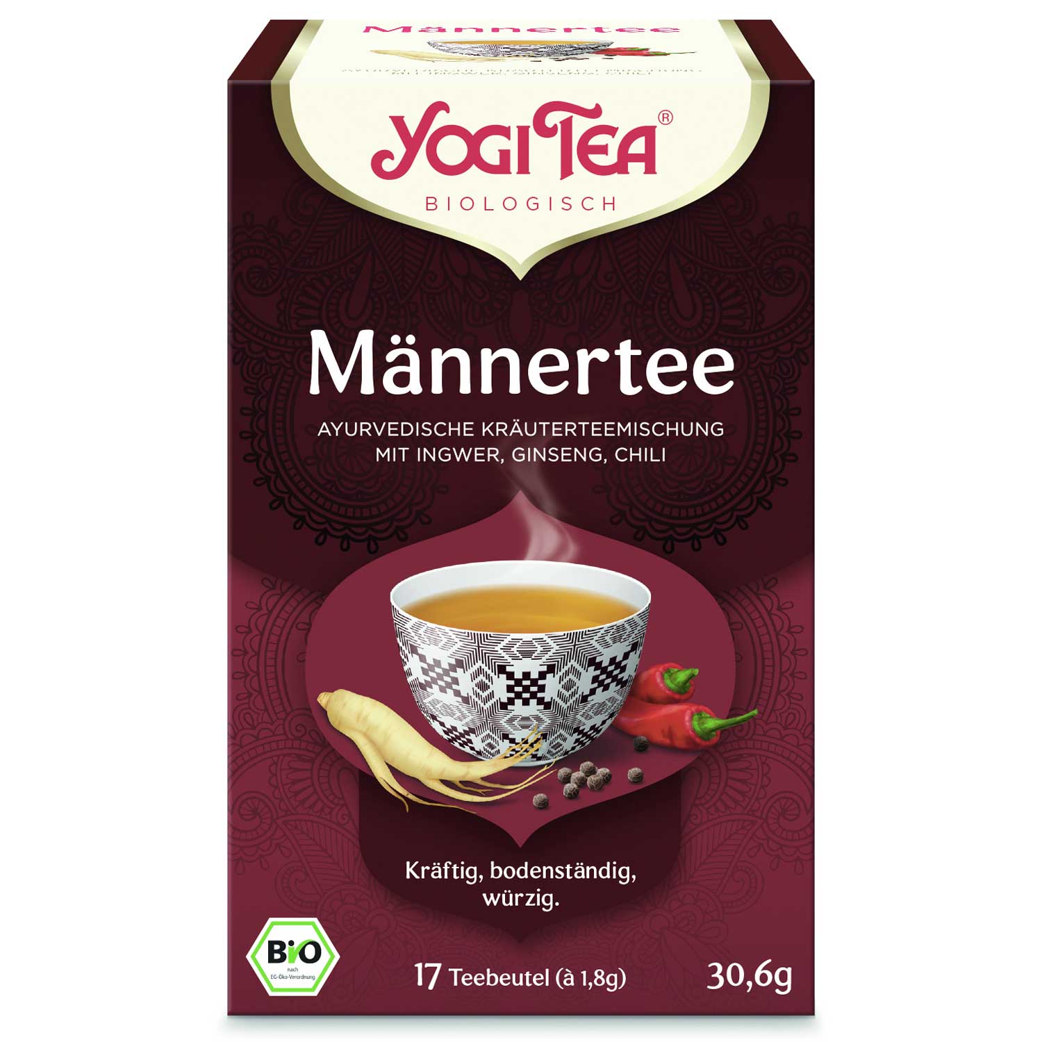 Yogi Tea Bio muški čaj (Männer tee) organski s ekstraktom začina 17 x 2 g