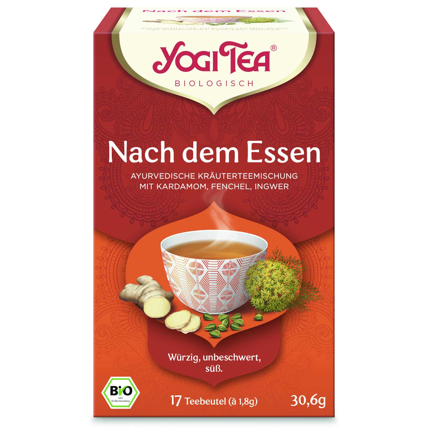 Yogi Tea Stomach easy (za probavu) – Ajurvedski biljni čaj BIO 17 × 1,8 g