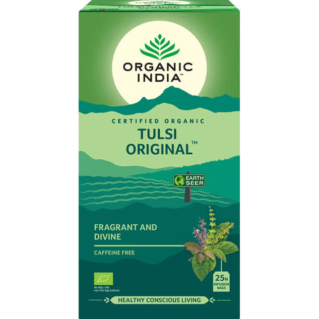 Organic India Tulsi Original Bosiljak čaj stres, vitalnost 25 vrećica (25 x 1,8 g)