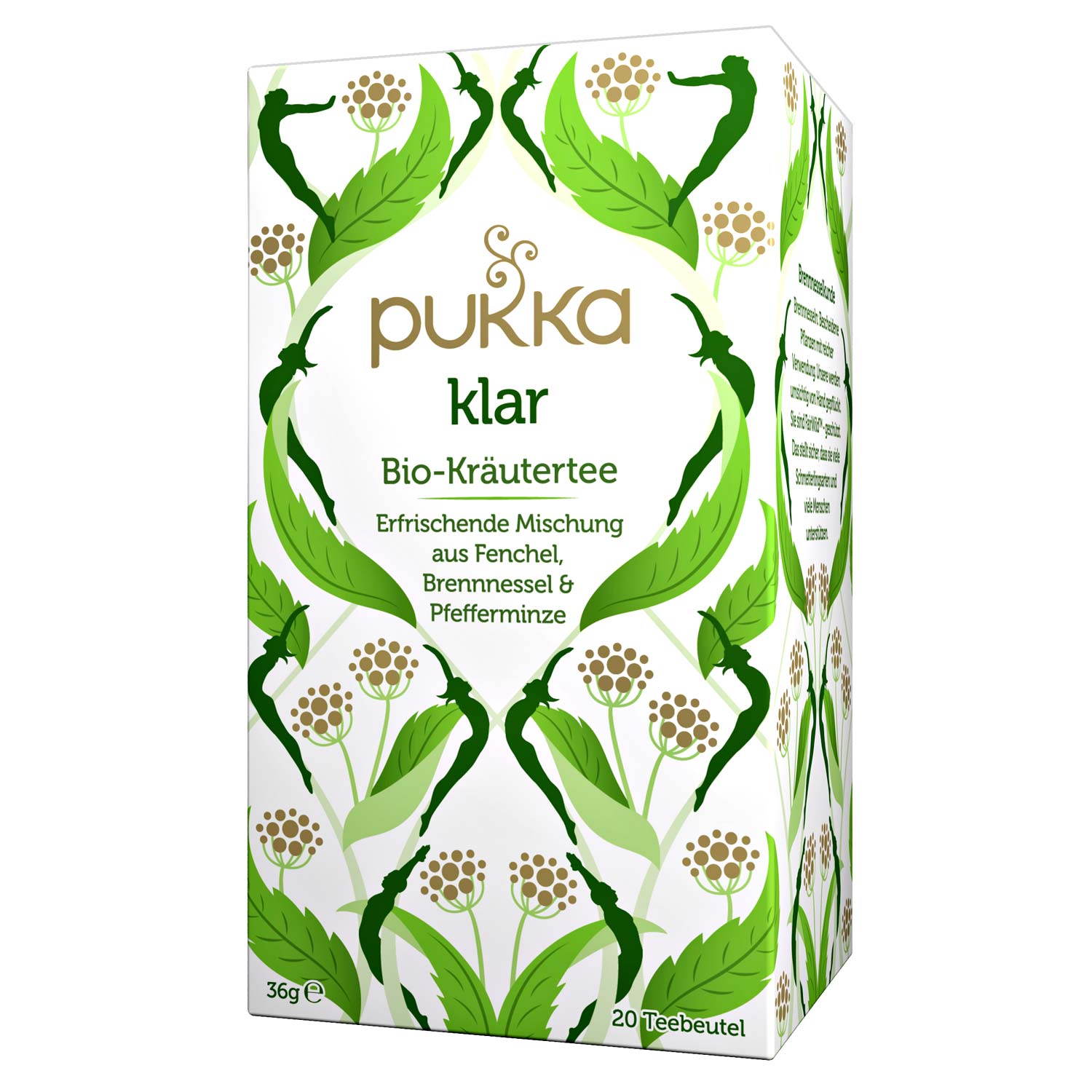 PUKKA Herbs Ajurvedski organski biljni čaj Cleanse osvježavajuća mješavina komorača, koprive i mente 20 kom