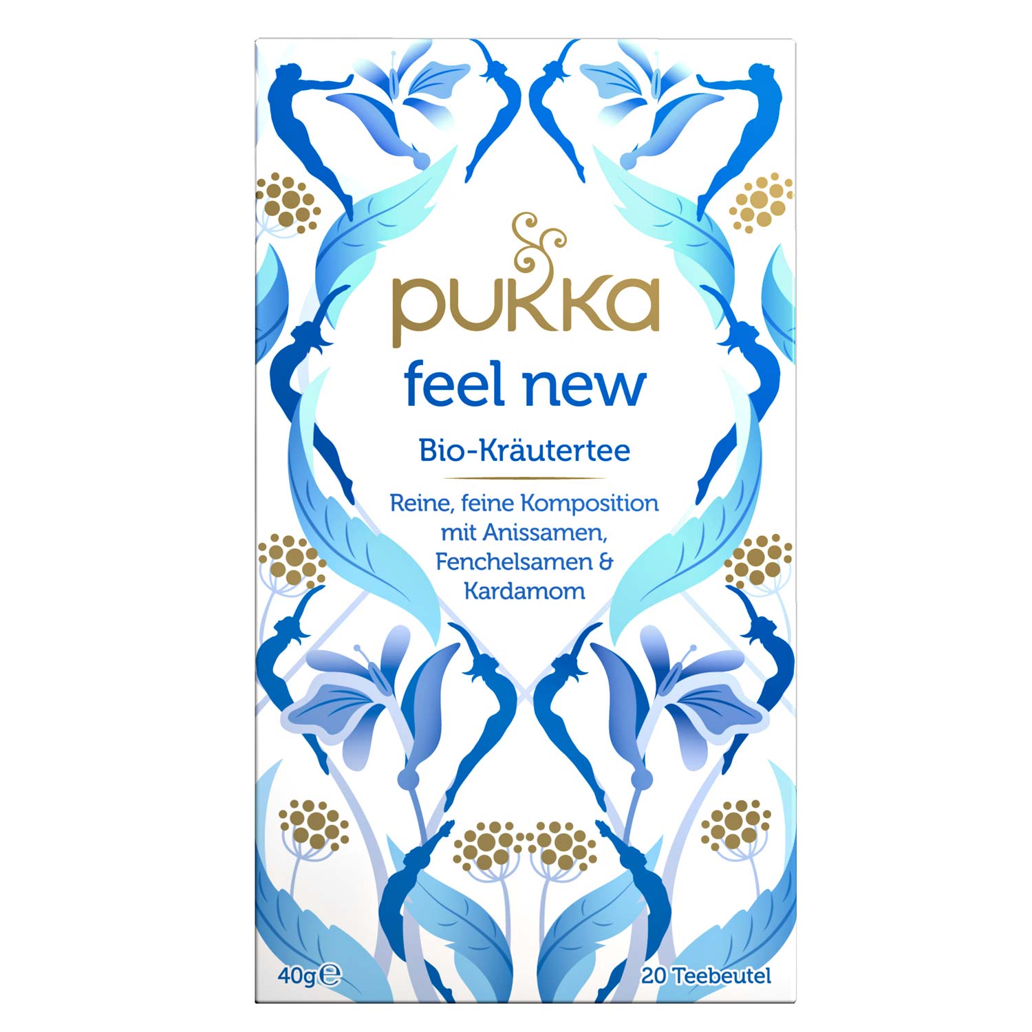 PUKKA Herbs Ayurvedic Bio Tea Feel New Organic 20 vrećica