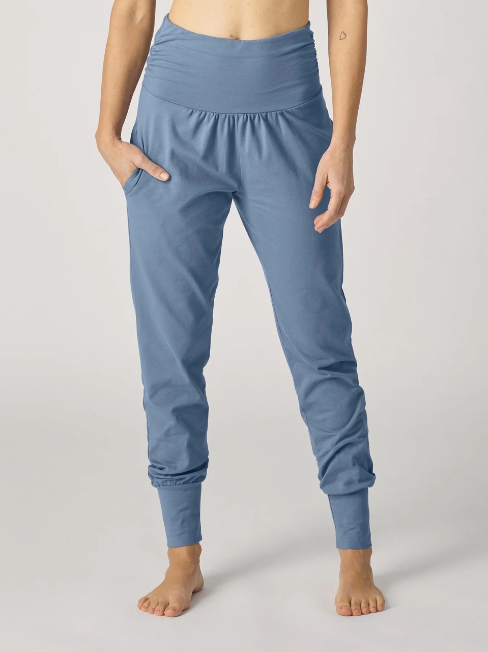 Lotuscrafts Organic Womens Yoga Pant široke ženske hlače Boja: cornflower (plava), Veličina: XL