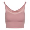 bodhi niyama essentials zenia yoga sports bra sportova podprsenka ruzova