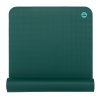 658jg yoga meditation pilates naturkautschuk yogamatte ecopro xl jungle green above gerollt