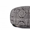 982ms meditation maharaja collection meditationskissen rondo 32 20 cm bandhani schwarz weiss inlet stehend