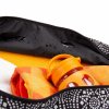 545ms maharaja collection yoga gemusterte hot yoga bag bandhani schwarz weiss close up