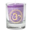 Phoenix Chakra votívna sviečka s esenciálnymi olejmi 1 ks (Farba 1. čakra - červená)
