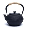 Tetsubin japonská liatinová kanvica, čajník (bez smaltovania vnútra) (Objem 0,6 l - zelená)