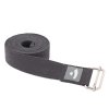 910sdg anthrazit yoga meditation pilates Yogagurt asana belt schniebeschnalle gerollt
