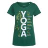 bodhi yoga women shirt 8 limbs tricko pre zeny tmava zelena