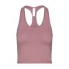 nt025bxs tanktop niyama essentials wmn cropped tank racerback dusty pink front