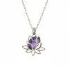 ps114 lotus wechsel anhaenger mit kette silber 1