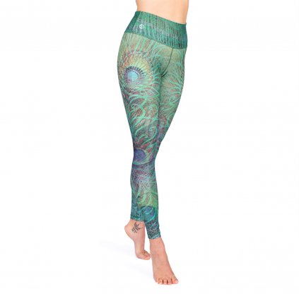 l1005hx niyama yoga leggings feathered beauty high waist frontal