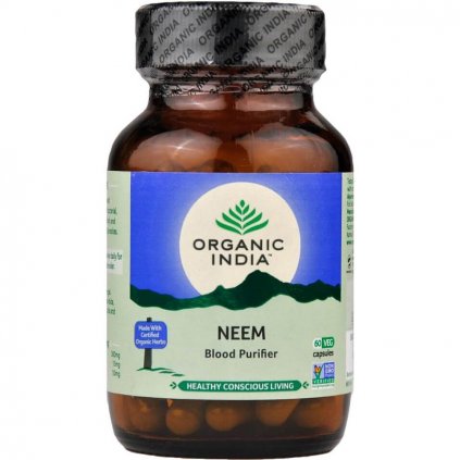 organic india neem kapsuly 60 ks bakterie virusy a kozne problemy