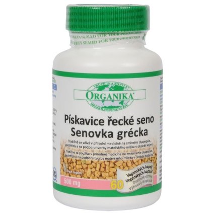 ORGANIKA Senovka grécka podpora po pôrode 500 mg, 60 kapsúl