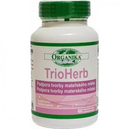 ORGANIKA TrioHerb podpora tvorby mlieka, laktácie a dojčenia, 60 kapsúl (1)