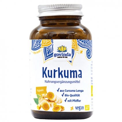 Govinda Turmeric Organic kurkuma kapsuly 90 ks