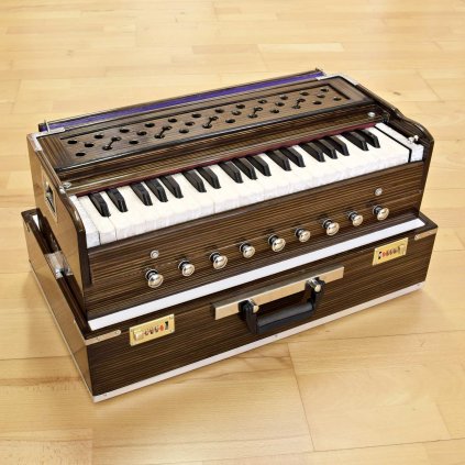 harmonium sat nam classic 5 registrov tmavohnede