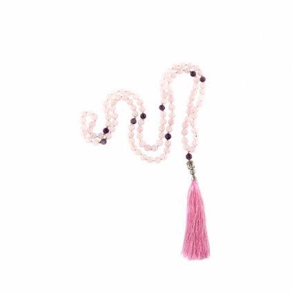 489rqa yoga mala rosenquarz amthyst pinker quaste above