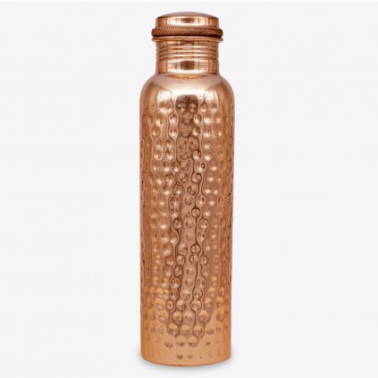 Copper Bottle Hammered 01