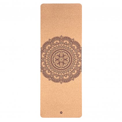 632cm2 yoga meditation pilates yogamatte kork mandala bicolor above