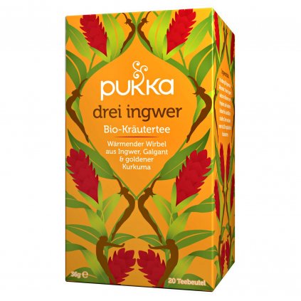 Drei Ingwer Pukka Tee 1