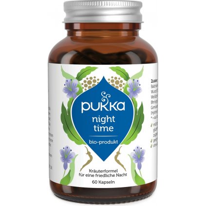 night time bio pukka kapsuly 60 ks pokojna noc