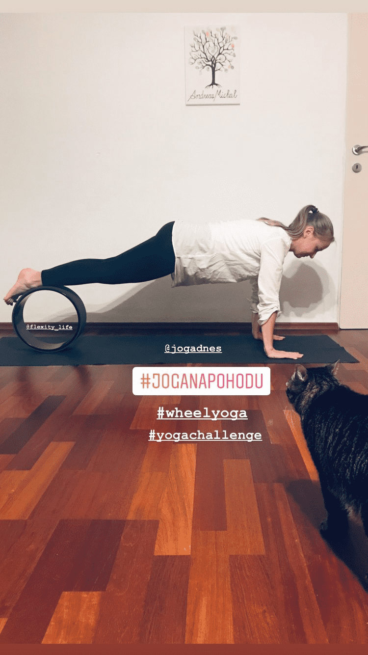 Bodhi Yoga kerék Samsara Yoga kerék - fekete 32cm