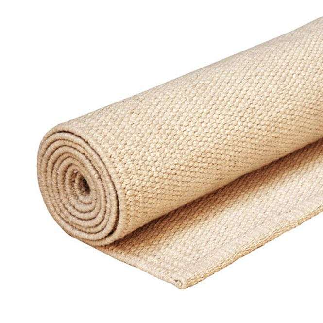 Bodhi Yoga Bodhi jóga szőnyeg bézs halvány 100% pamut 200 x 71 cm