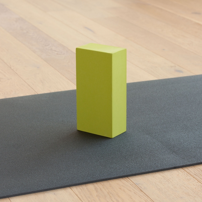 Bodhi Yoga Bodhi Asana brick hab jóga tégla 22 x 11 x 7 cm Szín: Fekete